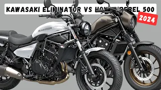 Which Entry Level Cruiser is the Best? | 2024 Kawasaki Eliminator vs Honda Rebel 500