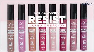 Labial líquido Resist | Vogue Cosméticos