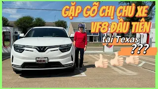 Phụ nữ đầu tiên mua VinFast VF8 tại bang Texas Mỹ?