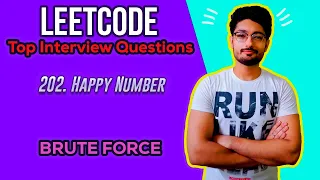 202. Happy Number | LEETCODE EASY | Top Interview Questions