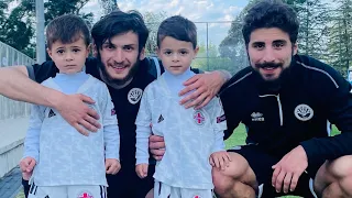 Twins Meeting with Khvicha Kvaratskhelia and Zuriko Davitashvili  🤩😍 #kvaratskhelia #Davitashvili