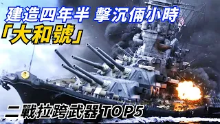 【二戰拉跨武器TOP5】日本大和號耻辱上榜，義大利腦洞真大！ 要說最强還得看德國！