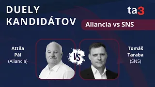 Duely kandidátov: Attila Pál (Aliancia) vs Tomáš Taraba (SNS)