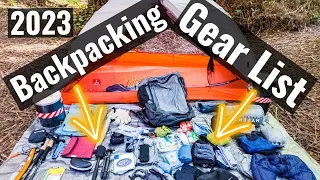 My Backpacking Gear List - 2023