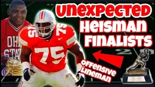 3 of the Most UNEXPECTED Heisman Finalists EVER