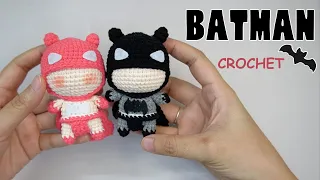 How to crochet Batman | Crochet Batman Amigurumi | Móc Người dơi