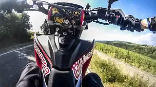 Husqvarna 610 on the Limit Up The Hill | GoPro Hero 4