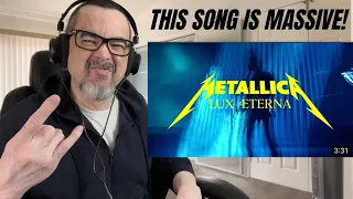 First time listening to Mettalica/LUX AETERNA (official MV) reaction