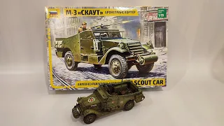 М-3 Скаут Звезда 1/35 * M-3 Scout car