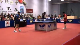 2013 CCTTA Butterfly Open final (position 1~2 ) WANG, Eugene Zhen vs KREANGA, Kalinikos 4