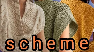 🔍12🔎Схемы вязания: жилеты,безрукавки для женщин. Knitting patterns: vests,sleeveless vests for women
