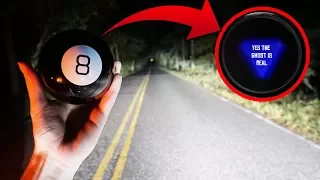 we used a magic 8 ball on clinton road... (confirmed the ghost is real)