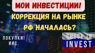 Коррекция на рынке началась ? Мои инвестиции. РусАгро, НМТП, НорНикель.