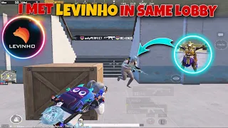 😱OMG!! I MET LEVINHO IN SAME LOBBY AND WHAT HAPPENS | CBROWN PUBG MOBILE