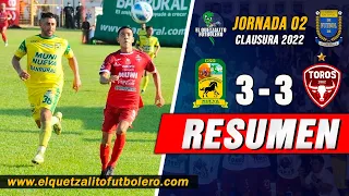 SHOW DE GOLES /Nueva Concepción 3 vs Malacateco 3 / Jornada 02 Clausura 2022 -RESUMEN-