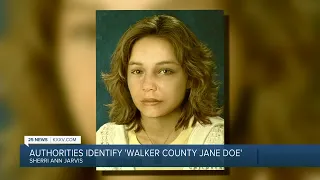 Authorities identify 'Walker County Jane Doe' strangled over 40 years ago