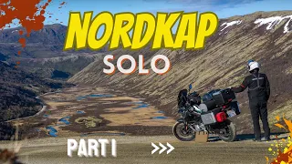 🇩🇰Nordkap solo på motorcykel del 1 – 🇬🇧North Cape on motorcycle part 1 *** ENGLISH SUBTITLES