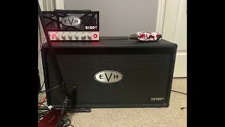 Getting VAN HALEN TONE with EVH LUNCHBOX 15 Watt Head; 7 MINUTES of VAN HALEN Brown Sound