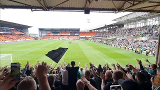 Unbelievable Celtic destroy Dundee United 9-0 | Celtic Fans celebrating at the end.