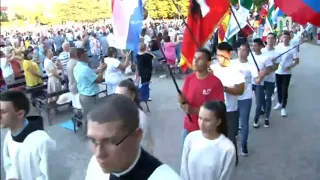 Himno Medjugorje - Procesión Virgen María - Mladifest Medjugorje 2020