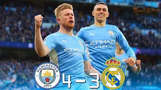 Manchester City 4 - 3 Real Madrid ● Semifinal UCL 2022 | Extended Highlights & Goals