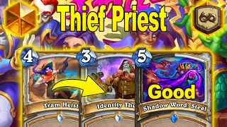 My NEW Thief Priest Deck Is Actually Really Fun & Wins Games! Showdown in the Badlands | Hearthstone