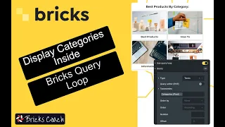 Display Categories in a Bricks Builder Query Loop