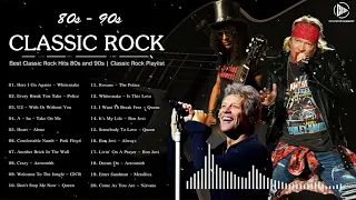 THE ORIGINAL MUSIC OF SLOW ROCK II CLASSIC 70'S 80'S SELECTION - Classic Rock Playlist  Bon Jovi GNR