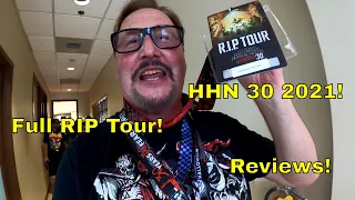 HHN 30, 2021 RIP Tour! Full Tour with Reviews!