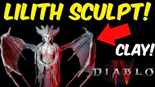 I created Lilith from Diablo IV out of clay!