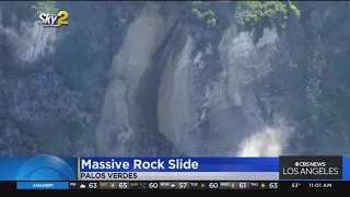 Large landslide in Palos Verdes Estates