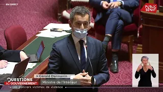 Malaise des forces de l'ordre: passe d'armes entre Gérald Darmanin et Bruno Retailleau