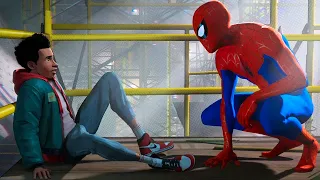 "You're Like Me" Miles Morales Meets Spider-Man - Spider-Man: Into the Spider-Verse (2018)