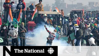 Indian farmers clash with police as protests escalate