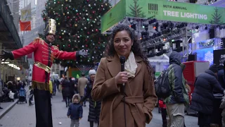 New York Stock Exchange Christmas Tree Lighting