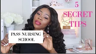 PASS NURSING SCHOOL | HOW TO MEMORIZE EVERYTHING | 5 TIPS FOR SUCESS