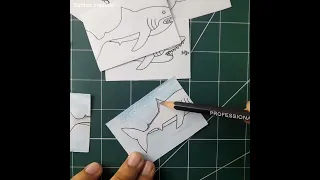 how to make a shark flipbook #shorts #viral #new