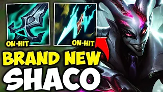 I tried a BRAND NEW Shaco build and it's Hidden OP (On-Hit Burst Damage)