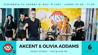 Akcent & Olivia Addams -  Heart Attack (Live @ Kiss FM)