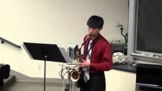 Café 1930 and Nightclub 1960 by Astor Piazzola (Tenor Sax State Solo/Ensemble 2013)