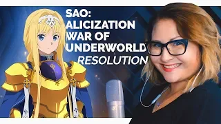 SAO: Alicization - War of Underworld / Resolution (MattyyyM ft Nika Lenina RUS Version)