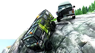 Cliff Drops #2 - BeamNG DRIVE | FAIFO Gamerz