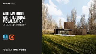 AUTUMN MOOD | 3Ds Max + Corona Renderer Architectural Visualization Tutorial