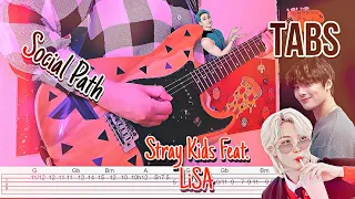 Stray Kids - Social Path (feat. LiSA) Guitar TABS 스트레이 키즈