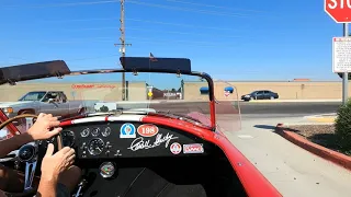 Shelby Cobra Ford 427 FE SideOiler w/ Webers Cruise!  Running awesome! CCX3127