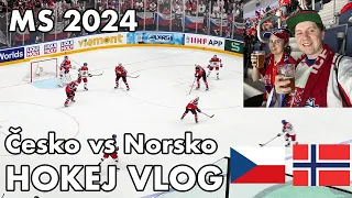 MS HOKEJ 2024 Praha (VLOG) Česko vs Norsko / 2024 IIHF Ice Hockey World Championship CZE - NOR