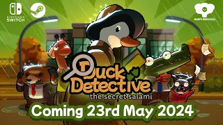 Duck Detective - Official Release Date Trailer - Coming to Switch & Steam