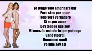 Violetta - Si es por amor (KARAOKE)