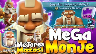 LOS MEJORES MAZOS DESAFÍO DEL MEGAMONJE CLASH ROYALE 💪 10200 FICHAS FÁCIL 😍 Ione Gamer