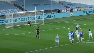 Pernille Harder penalty against Manchester City | FA WSL